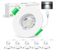 ALUSSO Downlight for Ceiling 230V Ultra Slim 5W IP44 68-75MM Cutout 6PCS