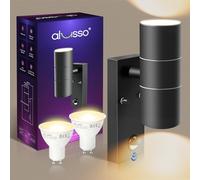 ALUSSO Outdoor Wall Lights Motion Sensor 5W Warm White