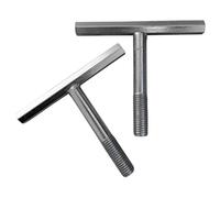 AluSthetic Aluminium Manhole Cover Lifting Keys - M12 Thread Replacement Spare Recessed Cover Lifters