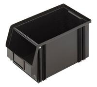 Alutec 1394003197 ESD Storage Bin 200x200x350mm Black 1pc