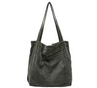 ALUWU Corduroy Tote Bag for Women Girl Canvas Shoulder Handbags Cute Large Purse, 004-dark Green, L