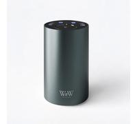 Aluxury Nebula Waterless Essential Oil Diffuser, 12× Intense & Ambient Aroma Modes, Rechargeable Aromatherapy for Home, Office & Car (Grey)