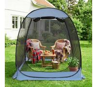 Alvantor 6x6 FT Pop Up Screen Tent - Instant Setup Gazebo with Mosquito Net & UV Protection for Patio, Backyard, and Camping (Fits 2-3 Adults),Charcoal Gray