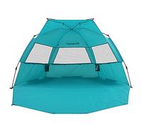 Alvantor Extra Large Beach Tent Super Bluecoast Beach Umbrella Outdoor Sun Shelter Cabana Automatic Pop Up UPF 50+ Sun Shade Portable Camping Fishing Hiking Canopy Easy Setup Windproof Patent Pending