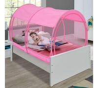 Alvantor Full Size Canopy Bed Mesh Full Bed Tent Mosquito Net for Bed Pop Up Ten Bed Privacy Tent Slumberpod Blackout Indoor Tent for Bed Sleeping Tents (Mattress Not Included)