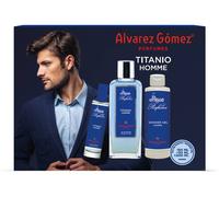 Alvarez Gómez Eau de Perfume Set Homme Titanium 3 Pieces