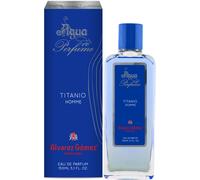 Alvarez Gomez Eau de Parfum for Men Fresh and Distinguished Titanio 150 ml, Blue