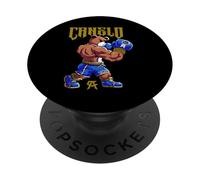 Alvarez Mexicano Boxing Bear Mexican Pride Patriotic Retro PopSockets Adhesive PopGrip