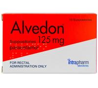 Alvedon Paracetamol Suppositories 125mg 10 Pack