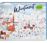 Alverde Natural Cosmetics Advent Calendar 2024 "Winter Time", 24 Care Products, Body and Hair Care
