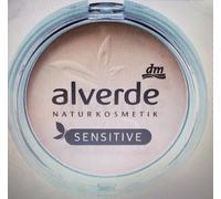 alverde Natural Cosmetics Compact Powder Mattifying Sensitive 20 Medium Beige, 11 g