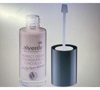 alverde Natural Cosmetics Foundation & Concealer with 2% Phytocollagen 20 Almond, 25 ml