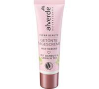 Alverde Naturkosmetic Tinted Day Cream Mattifying 30 ml with Bamboo and Green Tea Extract