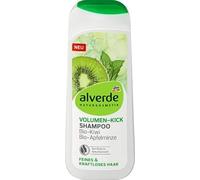 Alverde Volume/Volume Shampoo for Thin and Weak Hair 200 ml with Organic Kiwi and Organic Apple Mint