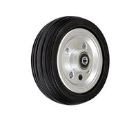 AlveyTech 6"x2" Rear Caster Wheel Assembly for Jazzy Select, Jazzy Select Elite, & Pride TSS 300 Power Chairs - Replacement Wheels with Non-Marking Black Solid Tires and 638RS Bearings (WHLASMB2047)