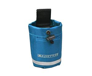AlveyTech Unbreakable Universal Fabric Cup Holder - for Mobility Scooters, Transport Power Chair, Wheelchair, ATV, Walker, Stroller, Go-Kart, UTV, Cars, Boat, E-Bike Water/Drink Bottle Holders (Blue)