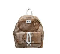 Alviero Martini 1A Classe Geo Classic Backpack, PVC Coated Canvas, Adjustable Shoulder Strap, 31 x 20 x 7 cm, 4.3L, Casual Elegant