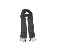 ALVIERO MARTINI 1a CLASSE Scarf with Fringe on the bottom, with full Geo print 40X180, 0020 Charcoal Grey, Taglia Unica, with fringes