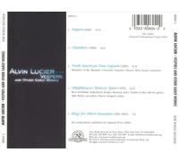 Alvin Lucier - Vespers And Other Early Works