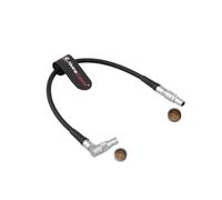 Alvin’s Cables Control Cable for Arri RIA-1 to Ward's Sniper Mark 3 III Rangerfinder Monitor, Compatible with K2.0036186 KK.0039980, 4 Pin Right Angle Rotatable to Straight Data Cable, 30cm|11.8in