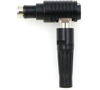 Alvin’s Cables Fischer 3 Pin Male Connector RS 3 Pin Plug S102 for ARRI Alexa, for Sony Venice, RED DSMC2 Right Angle 12 O’Clock
