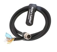 Alvin’s Cables Hirose 20 Pin Male HR25A-9P-20P to Open End Shield Cable for Canon Fujinon ENG Lens 1M