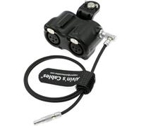 Alvin’s Cables RED DSMC3 5 Pin to Dual XLR Adapter for RED V-Raptor| ARRI Alexa| Z-CAM-E2 Camera, 5 Pin Male to Two XLR 3 Pin Female Audio Breakout Box