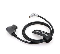 Alvin’s Cables Rotatable Right Angle 2 Pin Female to D-tap Power Cable for Red Komodo Camera 80CM