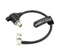 Alvin’s Cables SDI-Protector for RED-Komodo SDI-Port-Protection-Cable Galvanic-Isolators Right-Angle BNC Male to Female 8Inch|20CM Black