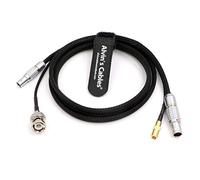 Alvin’s Cables TRINITY Joystick Main Cable with BNC-SMB Cable BNC Male to SMB Female and 1B 8 Pin to 0B 7 Pin Cable Kit for ARRI TRINITY Joystick K2.0014805 43in/110cm