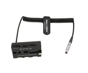 Alvin’s Cables Z CAM E2 Flagship 2 Pin to NP F970 Dummy Battery Power Cable for Atomos Ninja V Shinobi Monitor 2 Pin Male to NP F550 F570 Dummy Battery Coiled Cord for Z CAM E2 S6 F6 F8