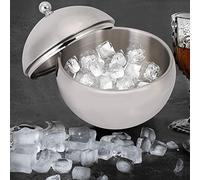 Alvinlite 2L Ice Bucket with Lid, Stainless Steel Double Wall Beer Bucket Large Insulated Champagne Barrel, Keeps Ice Cold & Dry, Wine Cooler Bucket Perfect for BBQ, Parties, Bars, Clubs, Restaurants