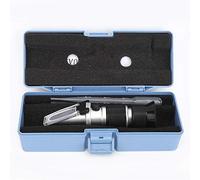 Alvinlite Aichose Brix Refractometer with ATC, Concentration Meter Brix Tester 0-90% with Automatic Temperature Compensation Measuring Sugar Content for Beer Wine Sugar Fruit Honey