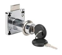Alvinlite Desk Drawer Lock Zinc Alloy Security Plunger Cam Lock with Key 3Pcs/Set for File Cabinet Wardrobe Cupboard Office Home
