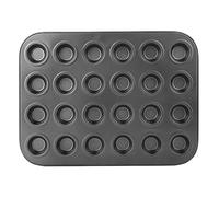 Alvinlite Premium Non Stick Mini Muffin Pan Mini Cupcake Pan, 24 Cavity, Steel