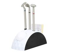 Alvinlite Small Golf Putter Pen Holder Stand Desktop Decoration Golf Pen Set with 3Pcs Pens Souvenir Novelty Gift for Golfer Lover