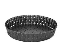 Alvinlite The Perforated Pie Pan - Golden Pie Tart Quiche and Flan Crusts Guaranteed with This Deep Dish Pie Plate Designed with Holes for Crisp Baking(5inch)