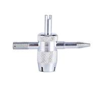 Alvinlite Tyre Valve Removal Tool 4-in-1 Multifunctional Tire Valve Core Remover Tire Stem Puller 4 Way Valve Core Tool for Cars Trucks Motorcycles Bike