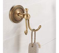 Alvinlite Wall Mount, Antique Bathroom Brass Door Towel Rack Hanger Wall-Mounted Clothes Coat Hat Hook Household Goods