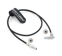 Alvin's Cables 00B 5 Pin Male Audio Cable for RED V-Raptor| RED Komodo-X Replacement Cable for RED DSMC3 5-Pin to Dual XLR Adapter Straight to Right Angle 55cm|21.7inches