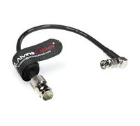 Alvin's Cables 12G Micro BNC to BNC Female Adapter Cable, High Density 4K UHD Video Coaxial Cable, 75 Ohm Ultra-Slim for Blackmagic Video Assist 5" Monitor, Right Angle Micro BNC 7.9inches