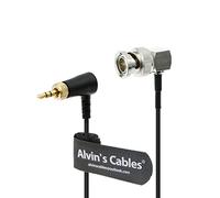 Alvin's Cables 3.5mm TRS to BNC Timecode Cable for Canon C70 for Sony F55 FX9, Zaxcom, Zoom F4| F8| F8n from Deity Timecode Generator Box 50CM|19.7inches