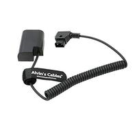 Alvin's Cables Anton Bauer D Tap to DMW-DCC12 DC Coupler Dummy Battery Coiled Cable for Panasonic DMC-GH5 GH4 GH3