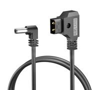 Alvin's Cables Anton Bauer Power Tap D Tap to 2.1 DC 12V Right Angle Cable for KiPRO LCD Monitors 1M