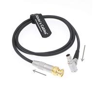 Alvin's Cables BNC Male to 5 Pin Male Right Angle Timecode Cable for ARRI Alexa Mini SOUND DEVICES ZAXCOM 1M