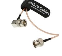 Alvin's Cables BNC Male to Male RG179 Coaxial Cable for BMCC VIDEO Blackmagic Camera Right Angle to Straight 1M