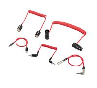 Alvin's Cables Camera Cable Set for Canon C50, 8K HDMI 2.1 Cable, USB-C PD Power Cable, DIN to 3.5mm Timecode Cable, XLR 3-Pin & Locking TRS Audio Cable, Complete Camera Rig Kit