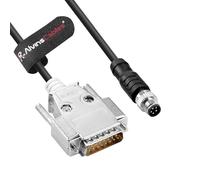 Alvin's Cables Cognex CCB-M8DSIO-15 M8 5-Pin B-Code to DB15 I/O Cable, High Flex Drag Chain, for Cognex In-sight 8000 /Micro Series Industrial Vision System, 15M/49.2ft
