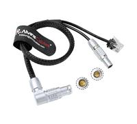 Alvin's Cables Control Cable for ARRI ETH 10 Pin Rotatable Right Angle to RJ45 and 2 Pin Male 24V Power Cable for ARRI Alexa Mini LF| LF| Mini| SXT| 35 Camera, Teradek COLR