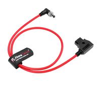 Alvin's Cables Dtap to DC Coiled Cable for Atomos Ninja V,D-tap to 2.1 DC Right Angle Power Cable for Blackmagic Design Video Assist,SmallHD 702,for Feelworld FW568 Monitor,Ultra Soft